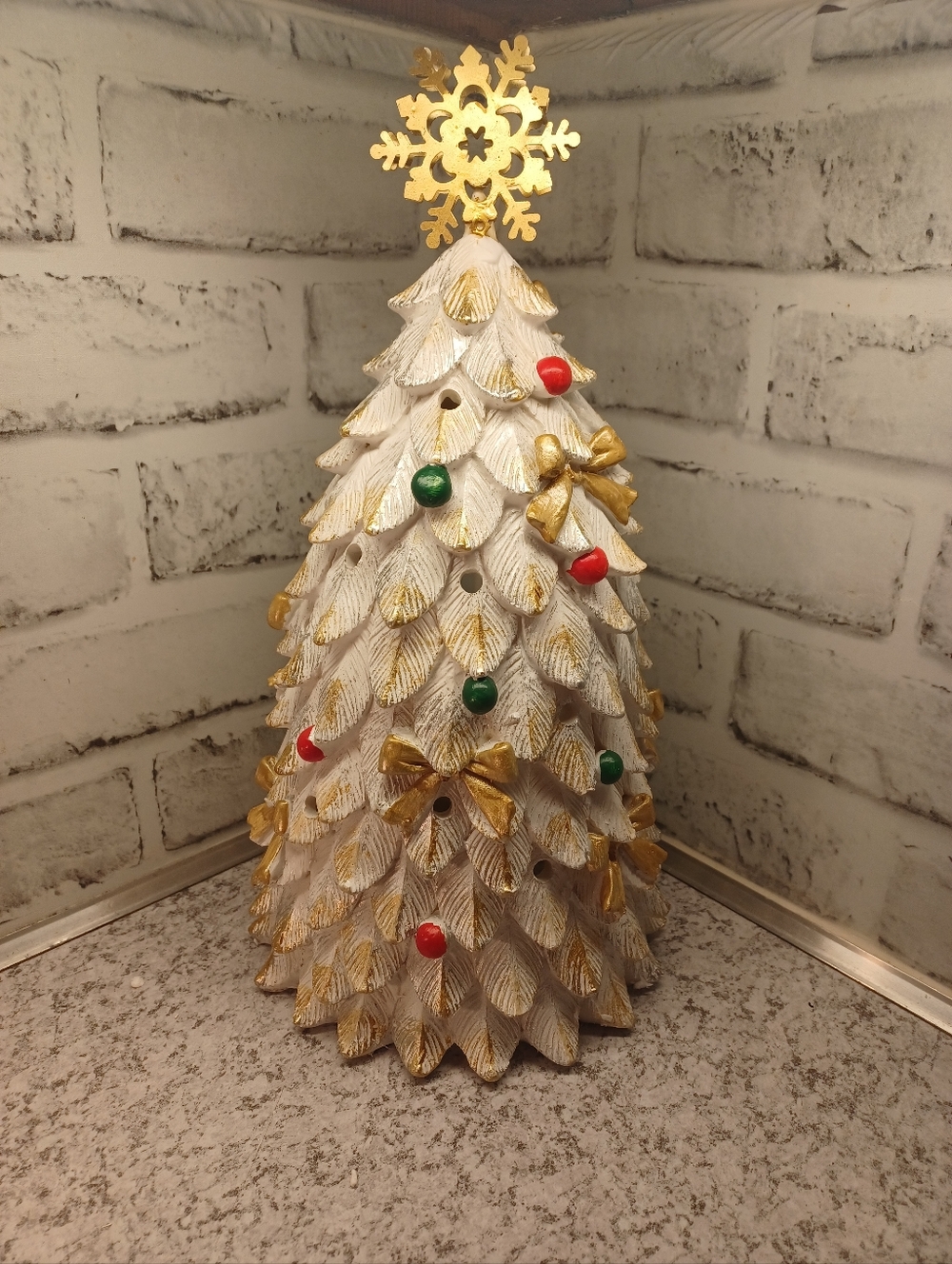 White Christmas Tree shade Topper Pink Zebra Simmering Lights cover Wax Warmer